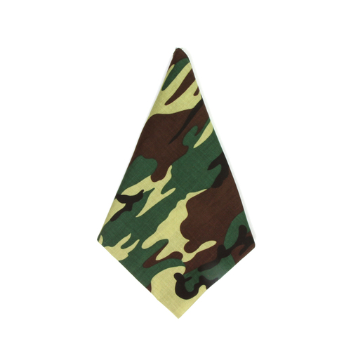 80PCS GREEN CAMO BANDANA