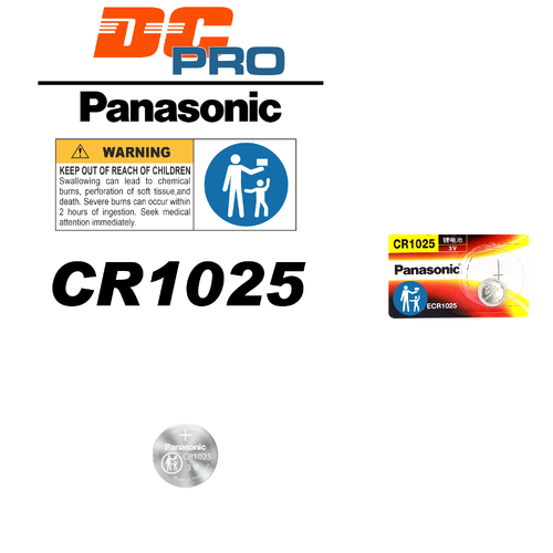 1 Battery - CR1025 3V Panasonic