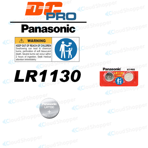 2 Batteries - LR1130 1.5V Panasonic