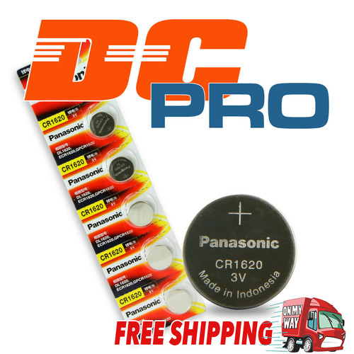 5x Pack Panasonic CR1620 3v Lithium Battery button cell/coin sending Melbourne