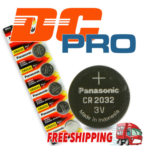 5x Pack Panasonic CR2032 3v Lithium Battery button cell/coin sending Melbourne