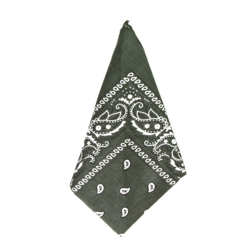 Paisley Bandana [Colour: Bottle Green]