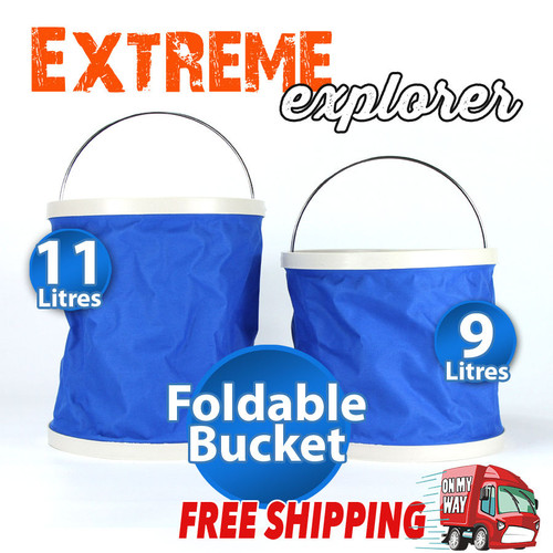 9L Hot Foldable Folding Retractable Collapsible Silicone Bucket Car Barrel Outdoor