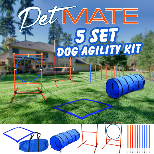 Dog Obstacle Training Set Pet Agility Equipment High Jump Training Pole Accessories