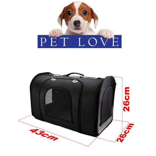 Pet Carry Case 43x26x26cm - Black