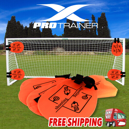 Pro Precision Training Football AID Soccer Target Practice Shot Goal
