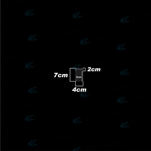Opp Bag 50Um - 4cm(W) x 5cm(L)+2cm(Lip)