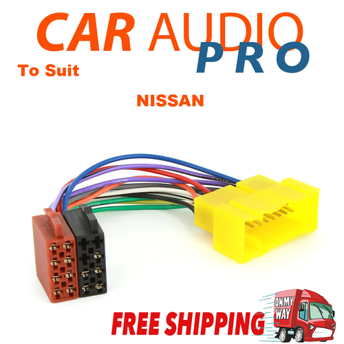 ISO CAR Vehicle Wiring Harness Cable To Suit NISSAN PATHFINDER X-TRAIL
