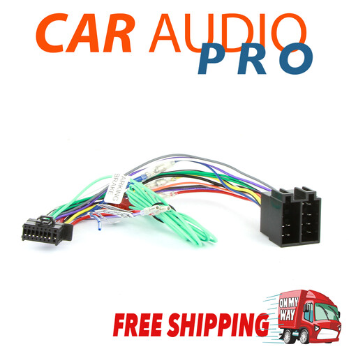 Secondary Stereo Wiring Harness To Suit Pioneer A/V to ISO 16 Pin
