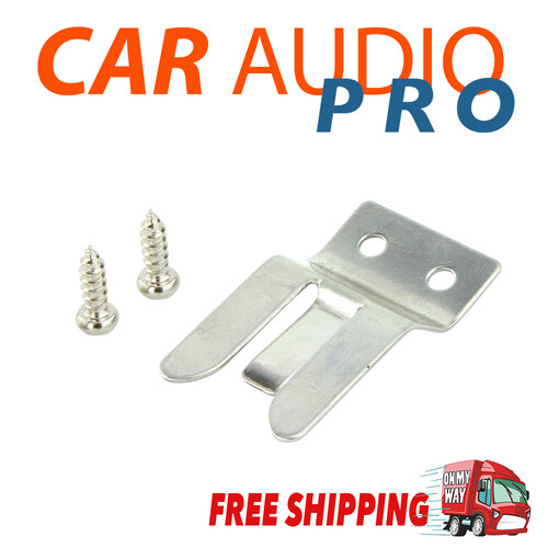CB UHF RADIO MICROPHONE HOLDER CLIP SCREWS MIC BRACKET HAM CRADLE UNIDEN GME