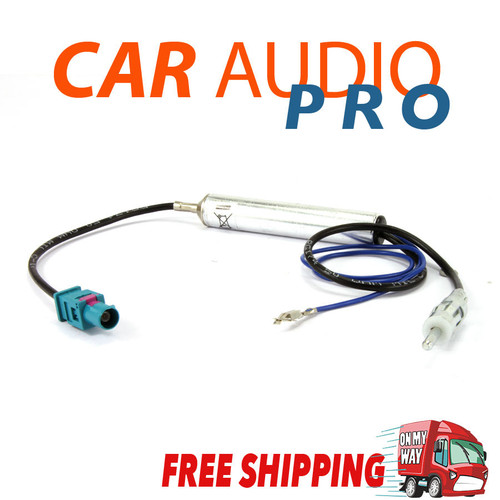 Euro Antenna Adapter Aerial Adaptor plug lead cable connector VW AUDI  Holden