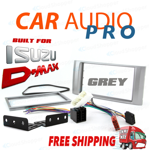 Isuzu D-MAX DMAX LS Fascia Facia Kit Install DVD Stereo 2Din Double Din Surround