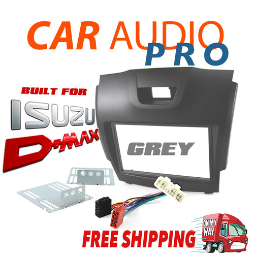 ISUZU DMAX 2012+ double-DIN FACIA KIT + ISO WIRING HARNESS fascia panel D-Max
