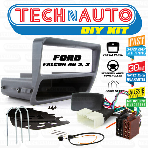 FORD FALCON AU SERIES 2 3 GREY FASCIA KIT STEERING WHEEL CONTROLLER
