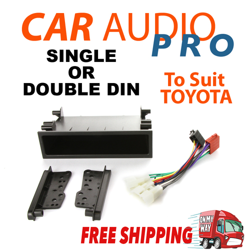 COMPLETE SINGLE DOUBLE DIN INSTALL KIT TO SUIT TOYOTA OR SUBARU